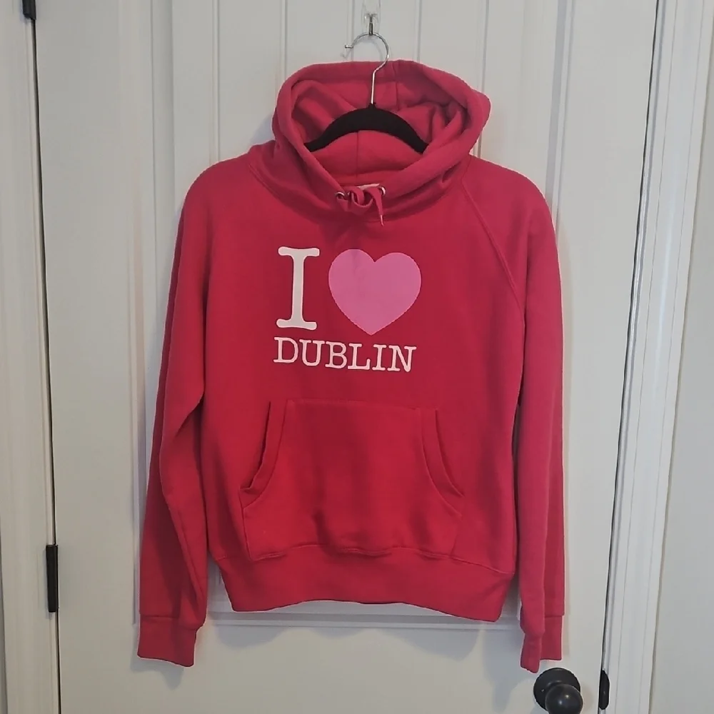 I Love Dublin Pink Hoodie